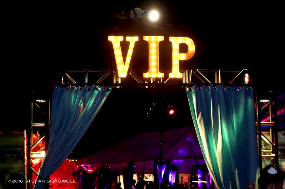 EDC Las Vegas 2016 VIP Entrance Neon Garden Full Moon